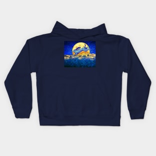 Hare and Midsummer Moon Kids Hoodie